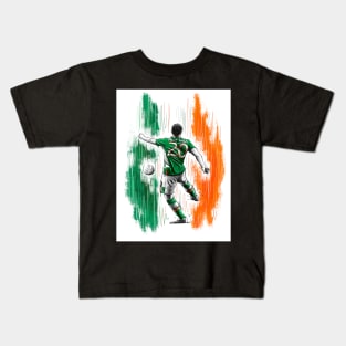 Wes Hoolahan - Ireland Euro 2016 Football Artwork Kids T-Shirt